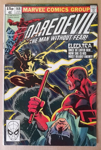 Daredevil 168 1st app - daredevil, #168